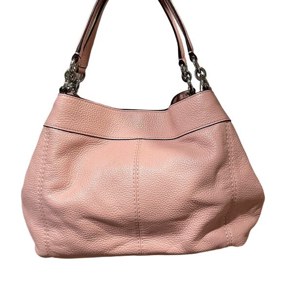EUC Coach Petal Pink Medium Lexy Shoulder Bag Convertible - Picture 5 of 6